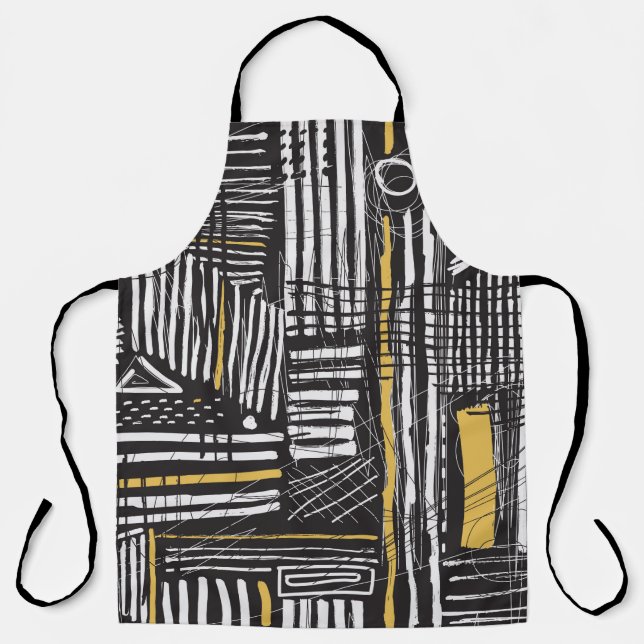 Abstract and creative seamless pattern design with apron (Front)