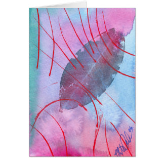 Abstract and delicate autumn leaf
