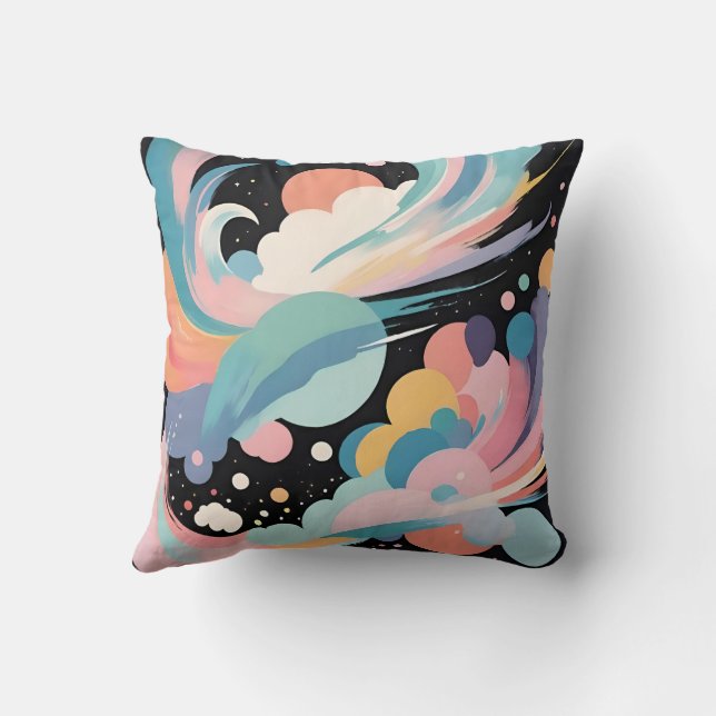 Abstract and modern art cushion (Back)