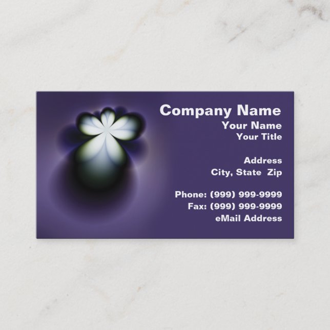 Abstract Angel Business Card (Front)