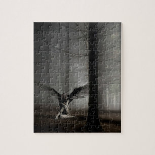 Abstract Angel Fallen Angel Jigsaw Puzzle