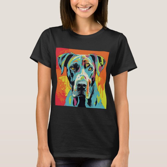 Abstract Animal, Great Dane T-Shirt (Front)