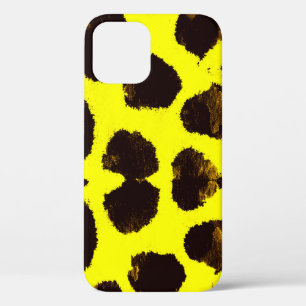 Abstract Animal Print Leopard Watercolor iPhone 12 Case
