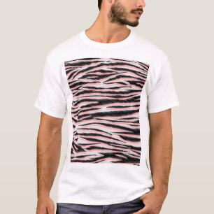 Abstract Animal Skin Seamless Print T-Shirt