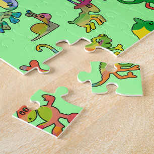 Abstract Animals Pattern Tiles Jigsaw Puzzle