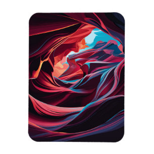 Abstract Antelope Canyon Arizona Magnet