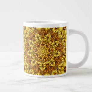 Abstract Antique Art Design Large Coffee Mug