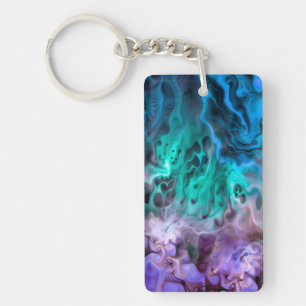 Abstract Apophysis Fractal I Key Ring