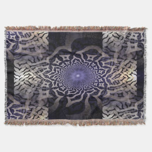 Abstract Apophysis Fractal VI + your idea Throw Blanket