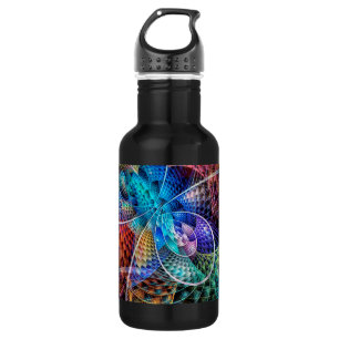 Abstract Apophysis Fractal X 532 Ml Water Bottle