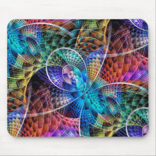 Abstract Apophysis Fractal X Mouse Mat
