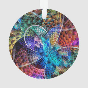 Abstract Apophysis Fractal X Ornament