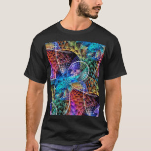 Abstract Apophysis Fractal X T-Shirt
