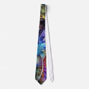 Abstract Apophysis Fractal X Tie