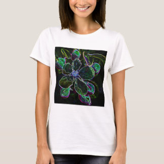 Abstract Apple Blossom ladies baby doll T-Shirt
