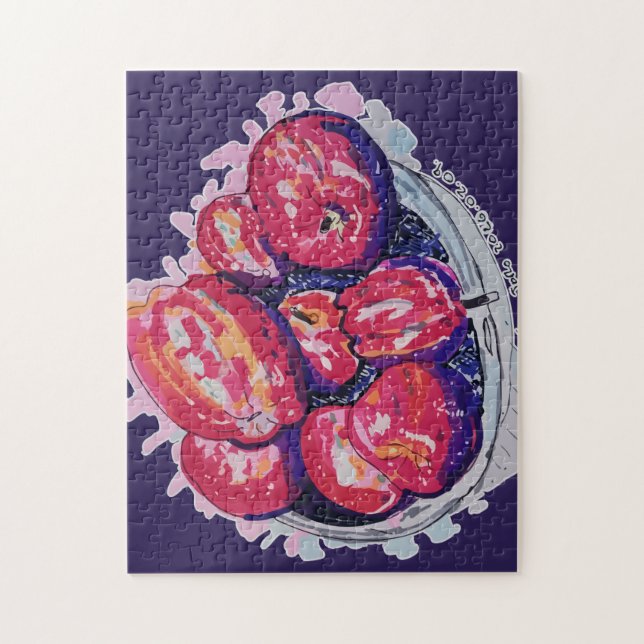 Abstract Apples Jigsaw Puzzle (Vertical)