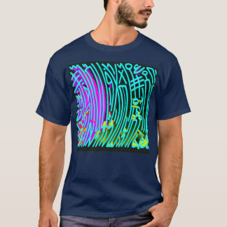 Abstract Arabic letters Phoenician Yemenit Musnad  T-Shirt