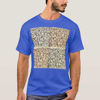 Abstract Arabic symbols Phoenician Yemenit Musnad  T-Shirt