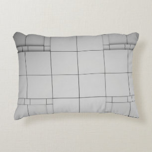 Abstract architecture contemporary decorative cushion