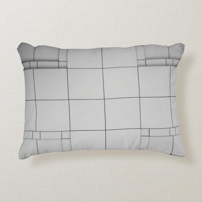 Abstract architecture contemporary decorative cushion (Front)