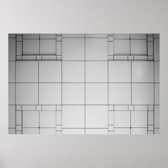 Abstract architecture contemporary poster (Front)