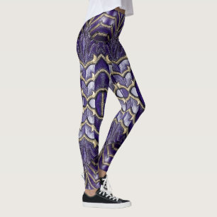 Abstract armour Design on a Leggings
