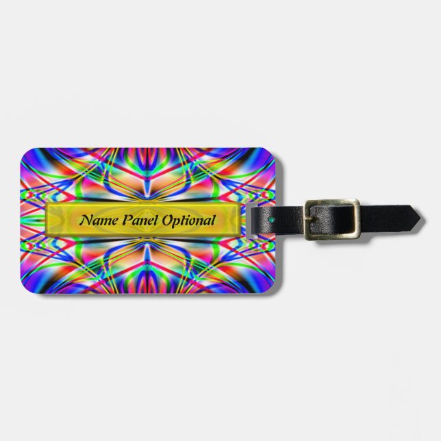 Abstract Art 117Luggage Tag Options (Front Horizontal)