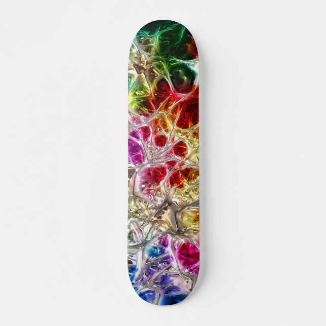 Abstract Art 132 Skateboard (Front)