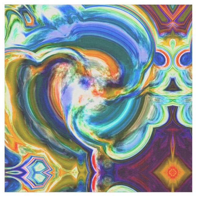 Abstract Art 146 Custom Fabric (Close Up)