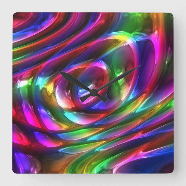 Abstract Art 14 Clock (Front)