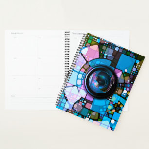 Abstract Art 151 Spiral Weekly/Monthly Planner