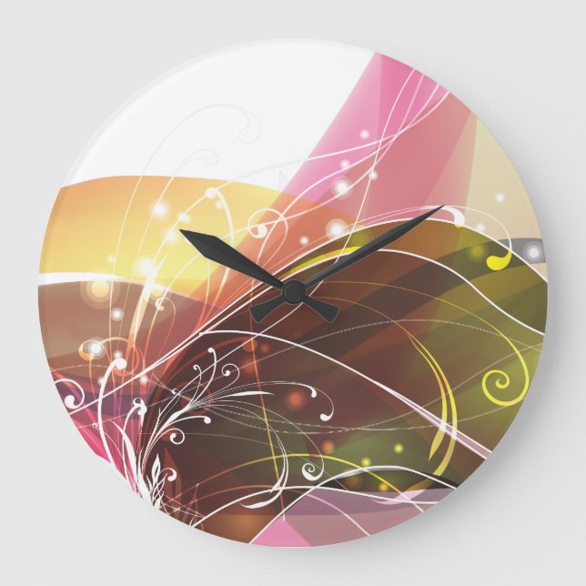 Abstract Art 15 Clock (Front)