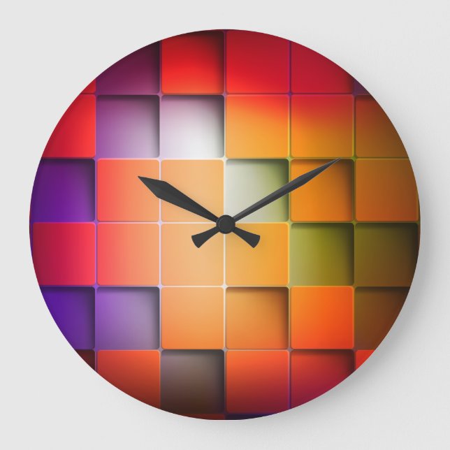 Abstract Art 17 Clock (Front)