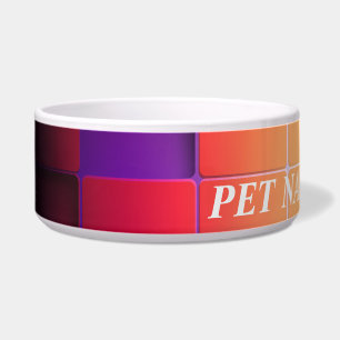 Abstract Art 17 Pet Bowl