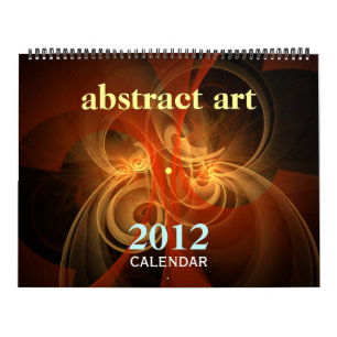 Abstract Art 2012 Fine Art Calendar (Huge)