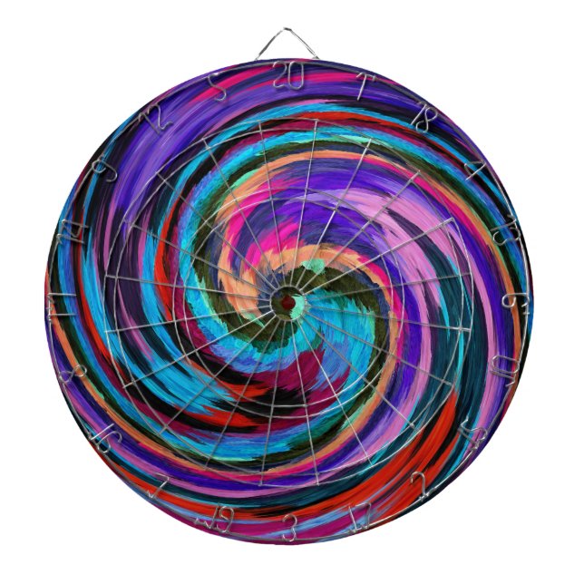 Abstract Art #21 Dartboard (Front)