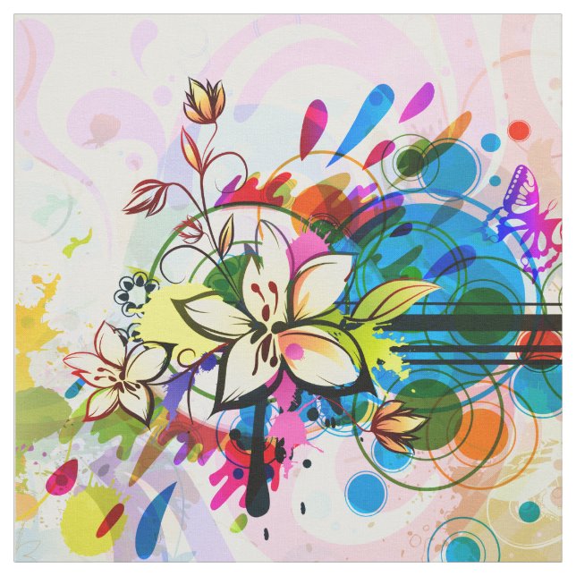 Abstract Art 26 Fabric (Swatch)