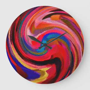 Abstract Art #26 Large Clock