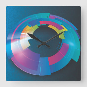 Abstract Art 2 Clock