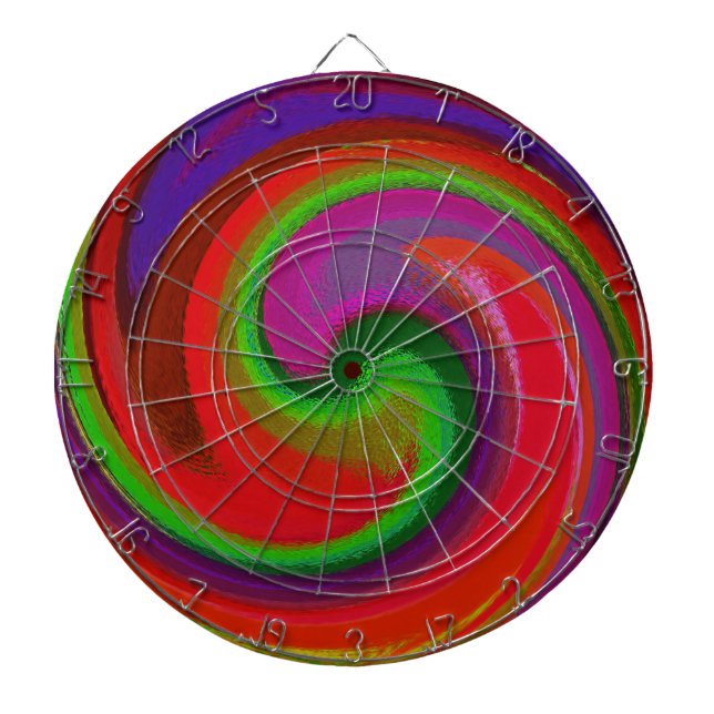 Abstract Art #30 Dartboard (Front)