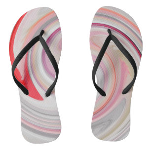 Abstract Art #3 Flip Flops