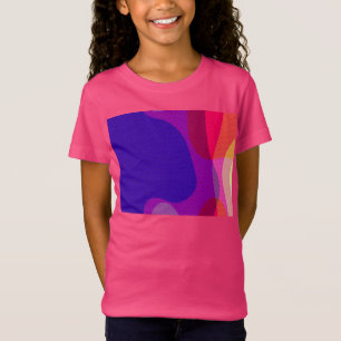 Abstract Art 4897 - Purple Pink Orange Yellow T-Shirt