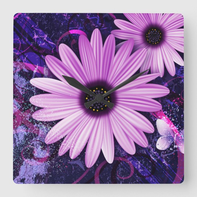 Abstract Art 49&49A Wall Clock Options (Front)