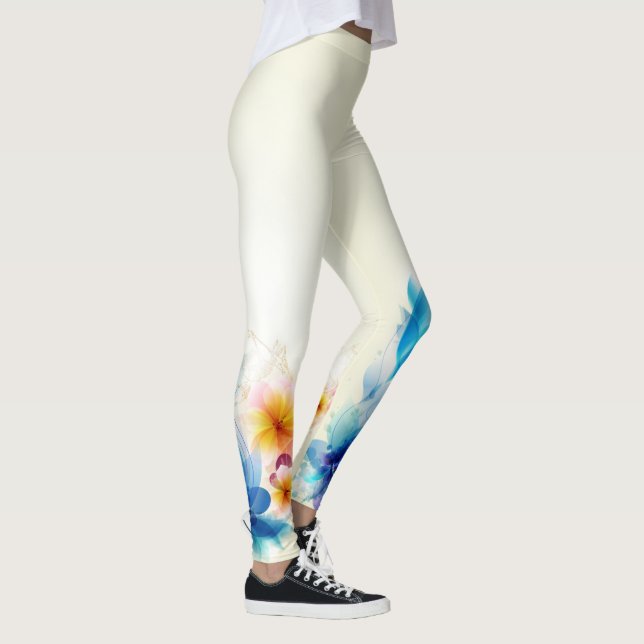 Abstract Art 53 Leggings (Right)