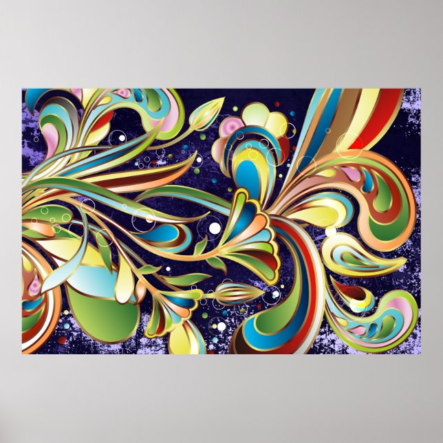 Abstract Art 64 Print Options (Front)