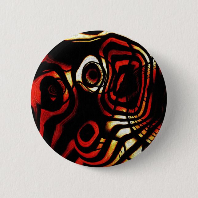 Abstract Art 6 Cm Round Badge (Front)