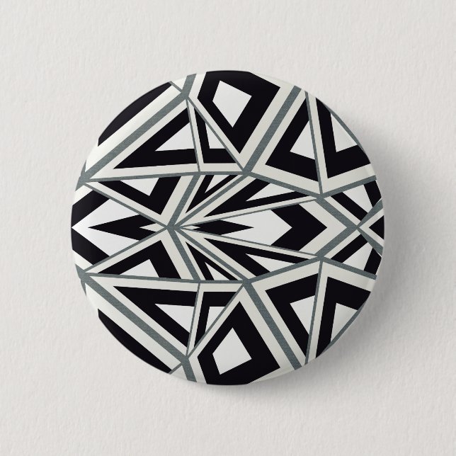 Abstract Art 6 Cm Round Badge (Front)