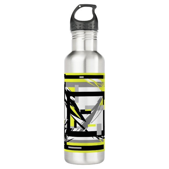 Abstract Art 710 Ml Water Bottle (Front)