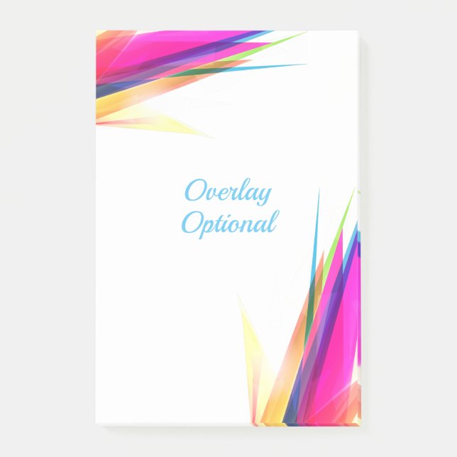 Abstract Art 7 Post-it Notes (Front)