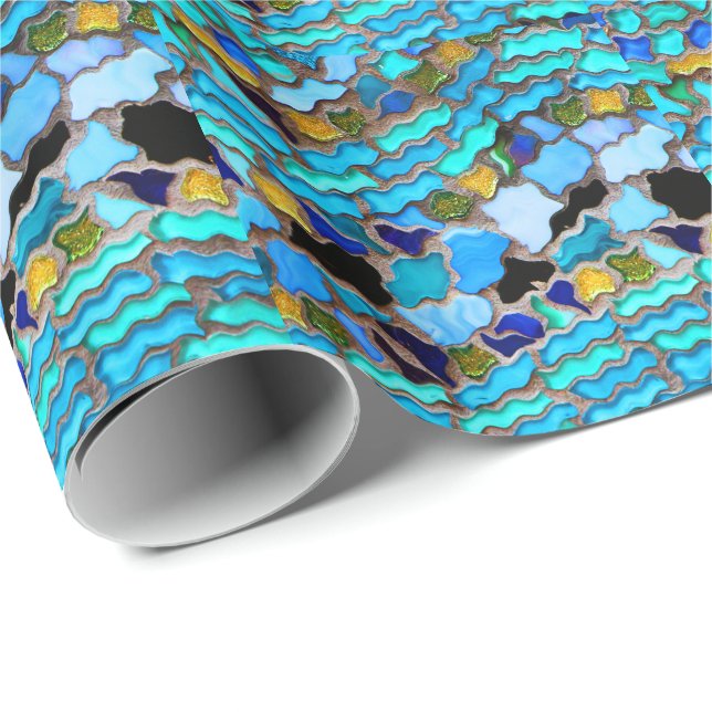 Abstract Art 80 Wrapping Paper (Roll Corner)
